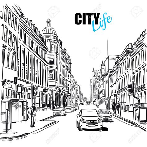 City Black And White Clipart 20 Free Cliparts Download Images On