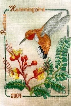 (6) cottage garden samplings (12) country cottage needleworks (43) cross eyed cricket (6) cross stitch antiques (10) cuore e batticuore (3) designs by lisa (1) erica. Crossed Wing Collection Rufous Hummingbird 2004 - Cross ...