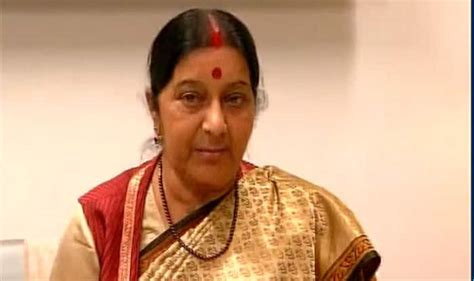 Sushma Swaraj Stresses On Improving India Pakistan Ties