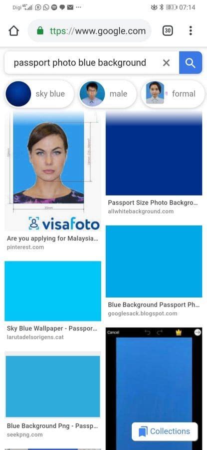 Background Biru Untuk Gambar Passport Krssnewsy