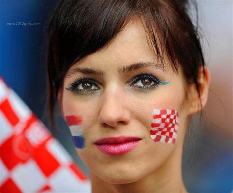 Croatian Girl03 795×660 With Images Hot Fan Euro 2012