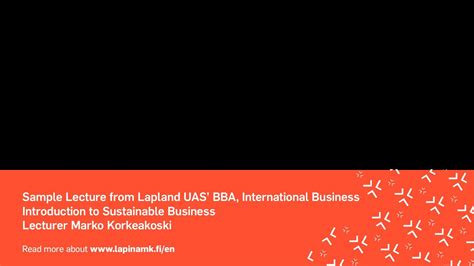 Teaser Sample Lecture Bba International Business Youtube