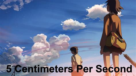 5 Centimeters Per Second Anime Review Youtube