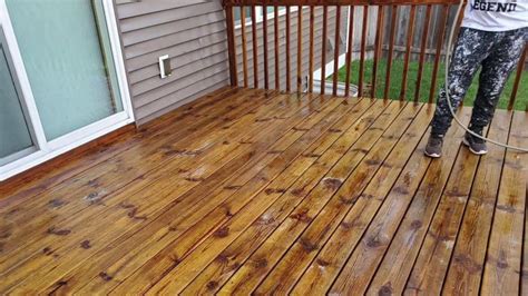 Deck Strip And Stain Youtube