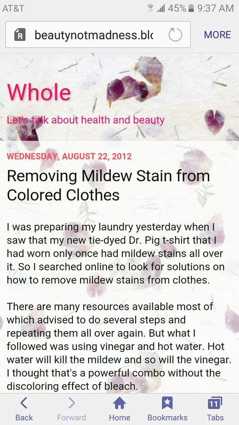 See full list on wikihow.com Removing Mildew Stain from Colored Clothes | Mildew stains ...