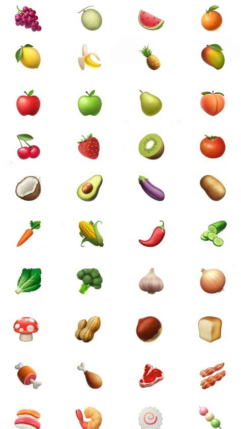 Emoji Iphone Emoji Iphone Vegetables