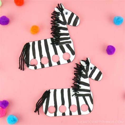 10 Zazzy Zebra Crafts For Kids