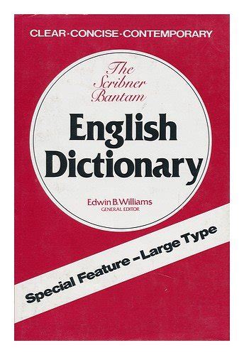 The Scribner Bantam English Dictionary By Scribner Goodreads