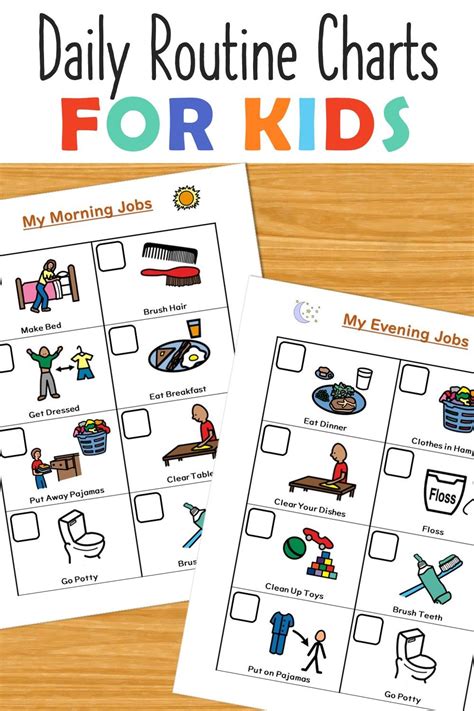 Morning Evening Routine Printable