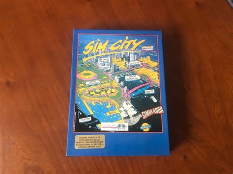 Nouveauté Amiga Sim City Version Espagnole Rhods Collection Blog