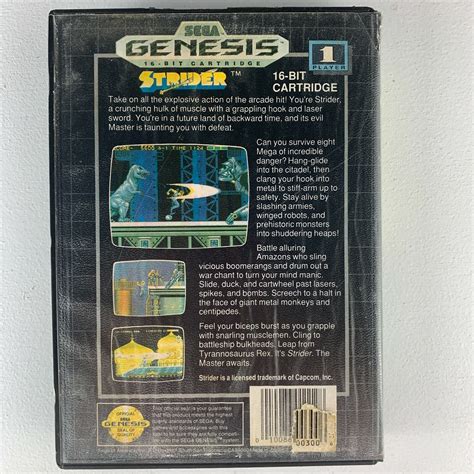 Strider Sega Genesis 1990 With Case And Manual Ebay