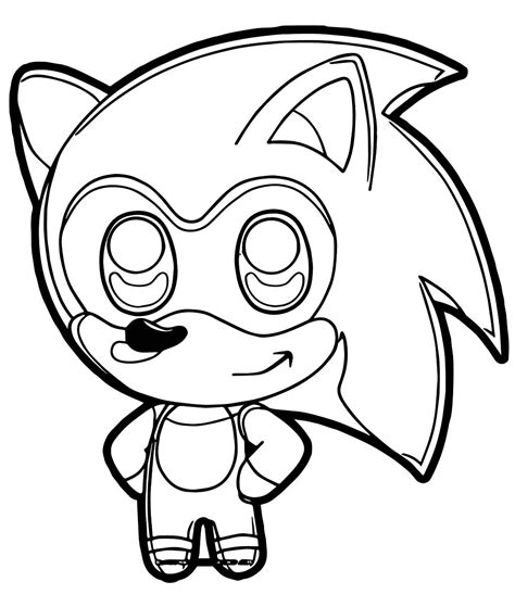 Brand new, awesome sonic the hedgehog coloring pages that you can print for free. Chibi Sonic Coloring Page - Free Printable Coloring Pages ...