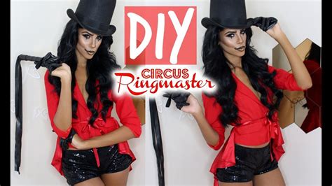 Diy Halloween Costume Circus Ringmaster Youtube