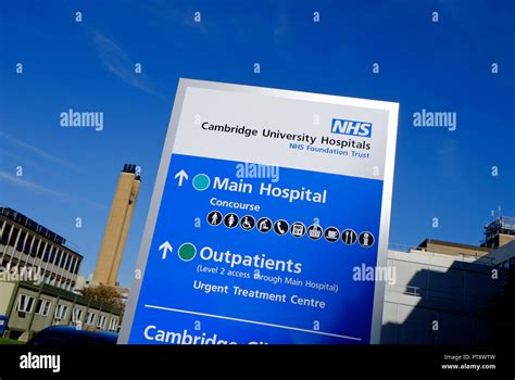 Addenbrookes Cambridge University Hospital England Stock Photo Alamy