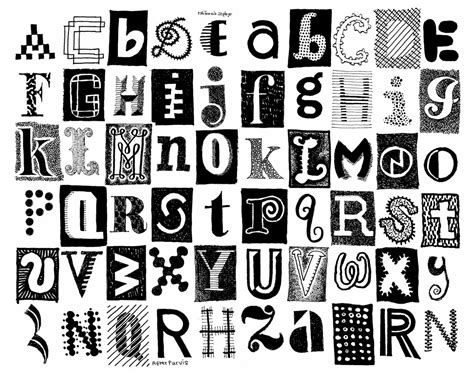 Letters 101 Cant Resist Doodling Strange Letters That I S Flickr