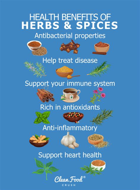 Nutritional Benefits Of Herbs And Spices Clean Food Crush