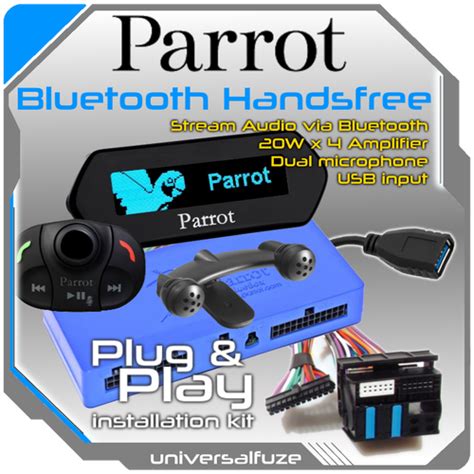 Parrot Mki9100 Bluetooth Multimedia Upgrade Kit Plug And Play