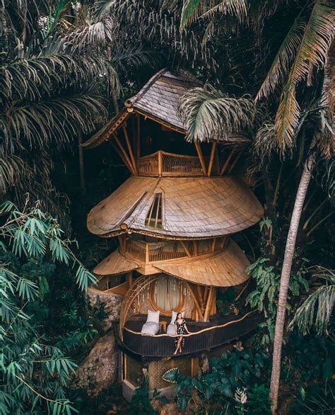 Aura House Located In Bali Indonesia 😍 Bamboo House Bamboo House