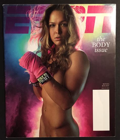 Ronda Rousey Espn Body Issue July 23rd 2012 Magazine Ufc Mma Champ Ebay