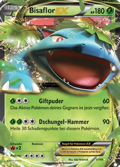 Bisaflor ist ein pokémon mit den typen und , welches seit der 1. M-Bisaflor-EX | XY | Sammelkarten-Datenbank | Pokemon.de