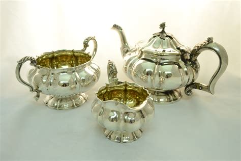 Antique Silver Tea Set Ref No 04280 Regent Antiques