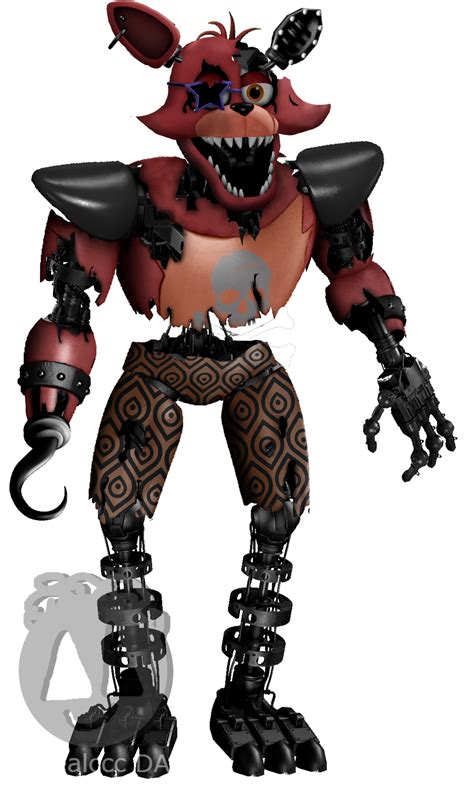 Glamrock Withered Foxy By Darealccc On Deviantart