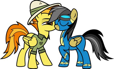 Daring Do X Spitfire Kiss Outfit Swap Wonderbolt By Icicle Wicicle