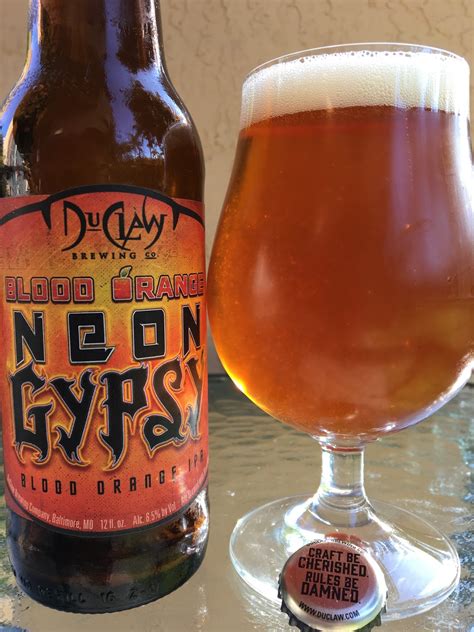 Daily Beer Review Neon Gypsy Blood Orange Ipa
