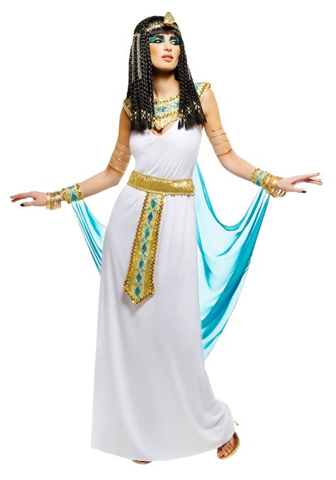 kleidung and accessoires mode adults egyptian queen goddess cleopatra women fancy dress costume €67 02