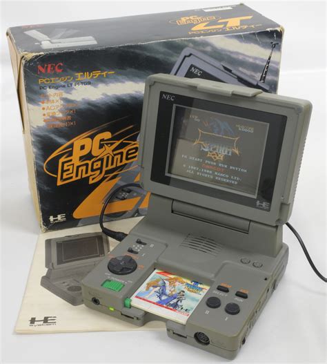 Pc Engine Lt Console System Pi Tg9 Boxed Tested Free Shipping Ref