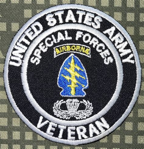 Us Army Special Forces Airborne Veteran Patch Decal Patch Co