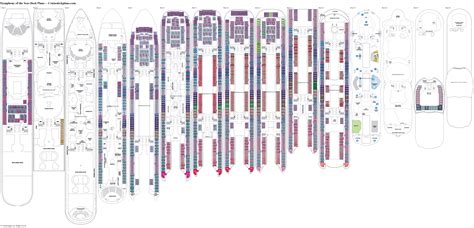 Symphony Of The Seas Deck Deck Plan Tour