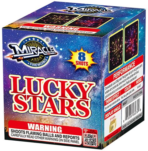 Lucky Stars 8 Shot Miracle Miller Fireworks