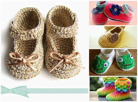La Magia Del Crochet Mas Recopilatorios De Zapatitos A Crochet Para Bebé