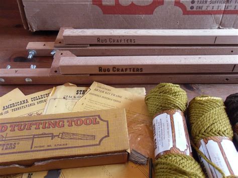 25 Off Sale Vintage Rug Crafters Starter Kit W Starter Frame Etsy
