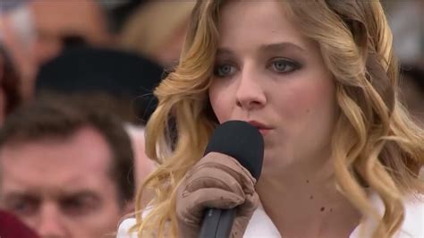 Photos Watch Jackie Evancho Sing National Anthem At Trumps