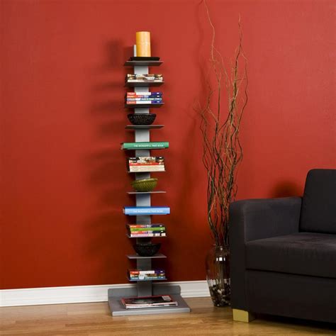 Feeling Great With Unique Freestanding Bookshelves In The Interior