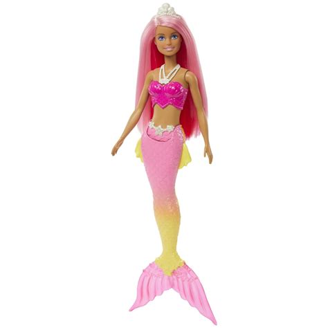barbie dreamtopia mermaid doll pink hair