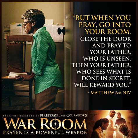 Prayer is a powerful weapon. Movie Review: The War Room - J. M. Butler