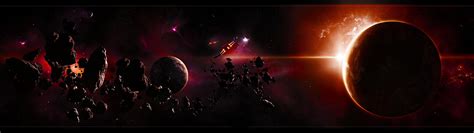 Dual Monitor Wallpaper Space ·① Download Free Cool Full Hd