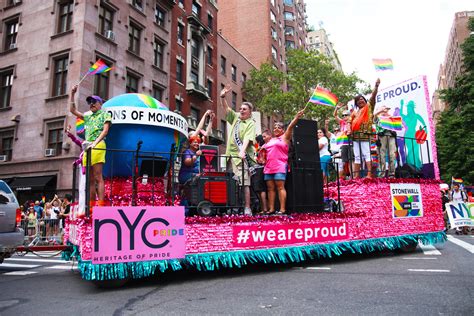 Riding On The First Float With The Honorees Of This Years Pride March Broadly