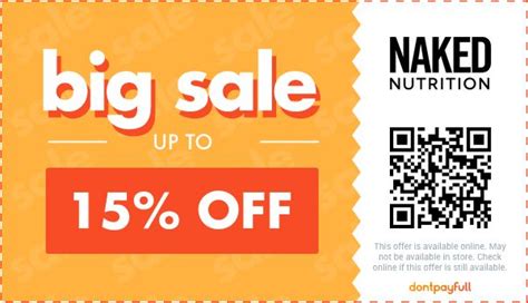15 Off Naked Nutrition Coupon Promo Code Mar 2021