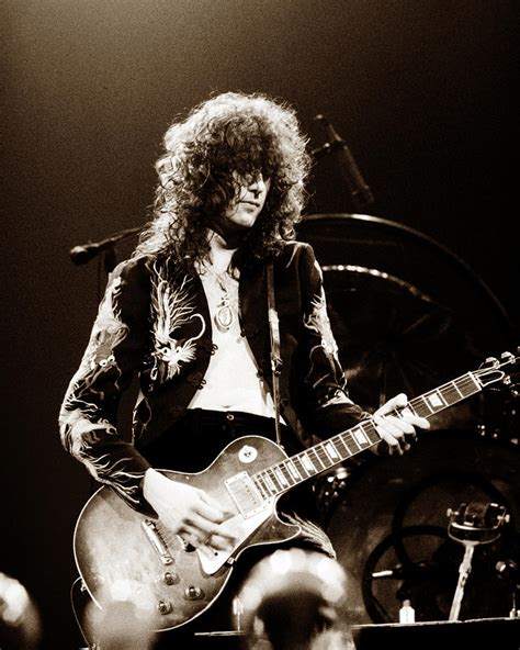 led zeppelin jimmy page 1975 photograph by chris walter