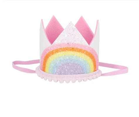 Rainbow Party Crown By Little Ella James