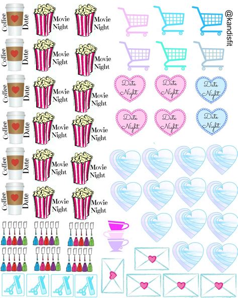 My Life Planner Stickers Fitness Planner Stickers Free Planner