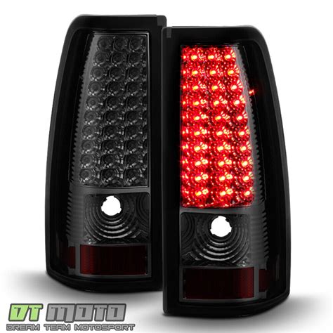 Smoked 2003 2006 Chevy Silverado Led Tail Brake Lights Stop Lamps Left