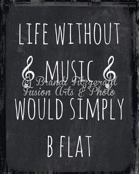 Music Quote Print Music Quotes Music Jokes Typography Quotes