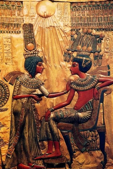 queen ankhesenamun sister and wife of king tut ancient egyptian art ancient egypt history