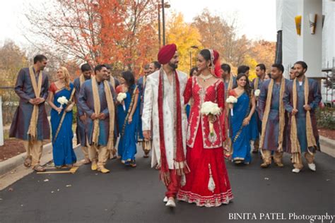 Indian Wedding Party In Woburn Ma Indian Fusion Wedding By Binita