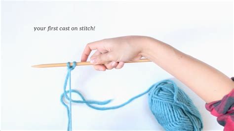 How To Knit Easy Cast On Youtube